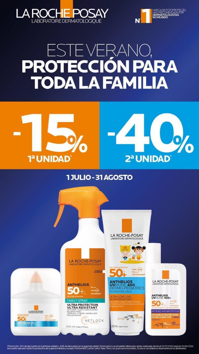 Disponible del 1 de julio a 31 de agosto.